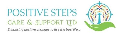 Positive steps care and support logo