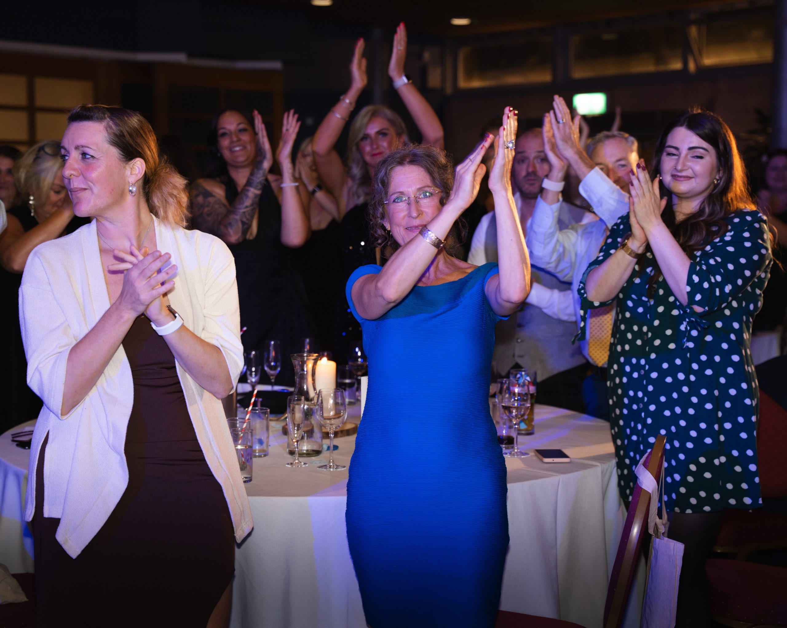 Care Awards people clapping