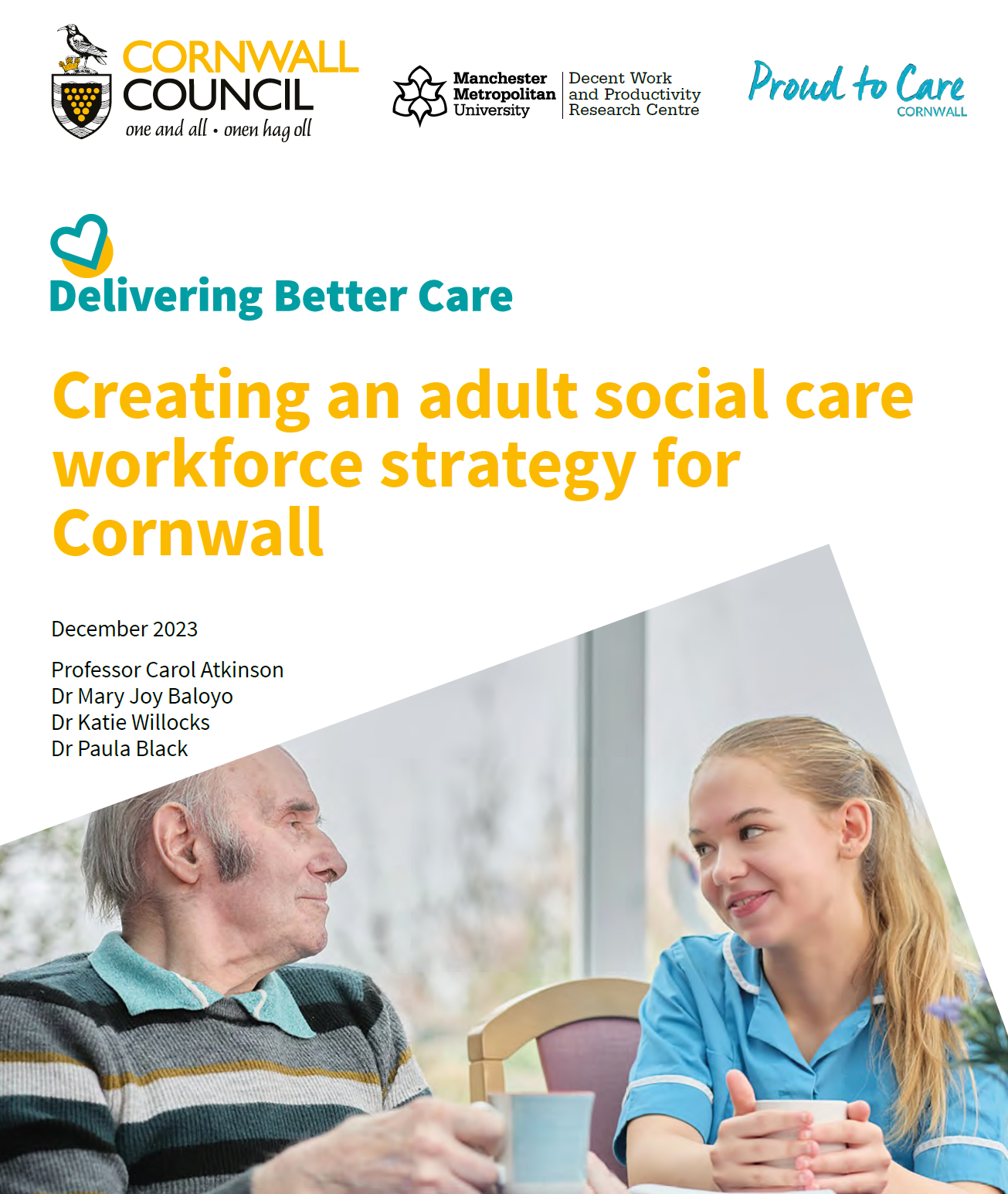 Front page of Workforce strategy document